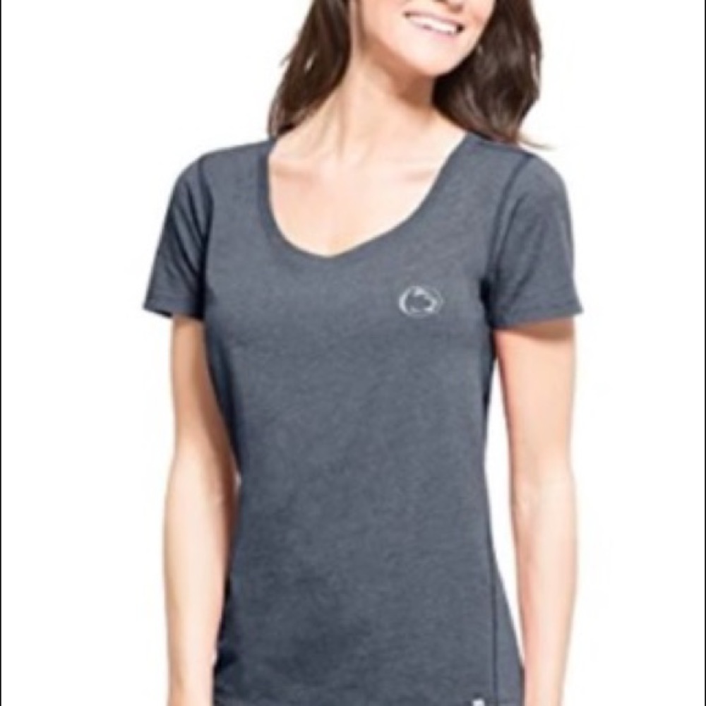 Penn State Nittany Lions White Post Season Short Sleeve T-Shirt V-Neck